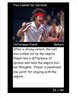 Diggin Deep Tennis - Game Parts